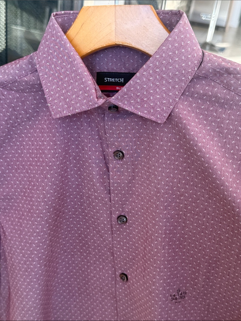 J. Ferrar Slim Fit Long Sleeve Dress Shirt